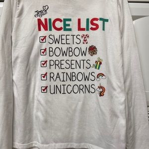 Girls long sleeve knit top